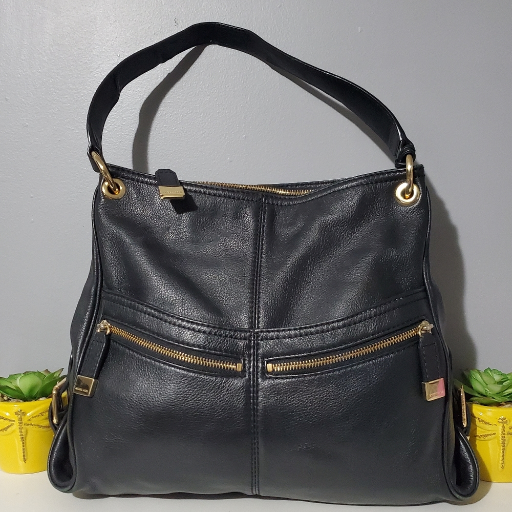 COPY - Michael Kors Black Leather Hobo Bag